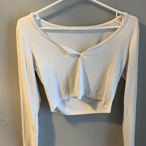 White long sleeve tee